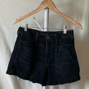 Banana Republic Black Denim Short Shorts